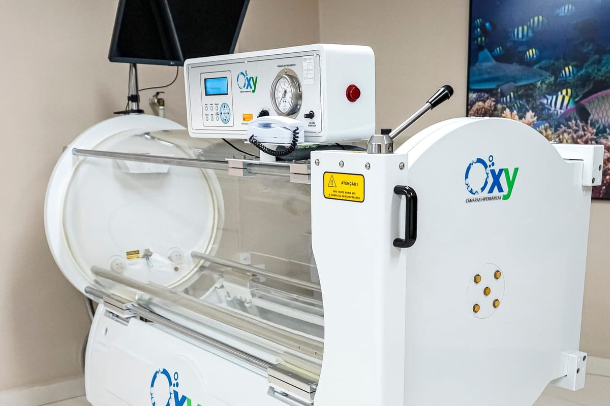 Câmara hiperbárica monoplace Ecobar 850 da Oxy